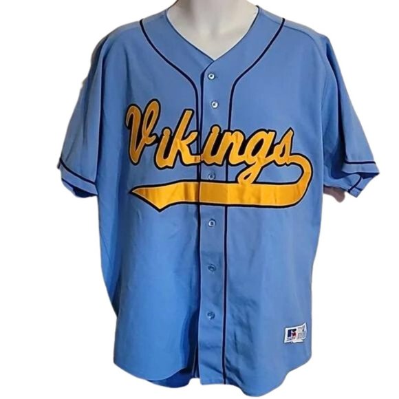 Russell Athletic Vikings Jersey Adult size 48 Game Jersey #12 River Valley - Picture 1 of 6